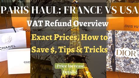 vat refund paris chanel